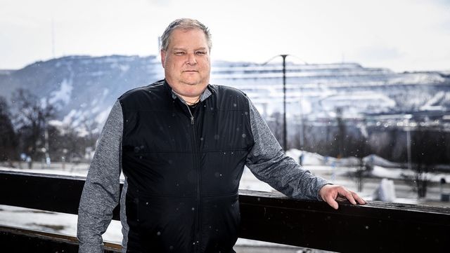 Anders Elenius, Gruvtolvans ordförande, hoppas kunna få igenom sina krav direkt med LKAB. Foto: Stefan Jerrevång/TT
