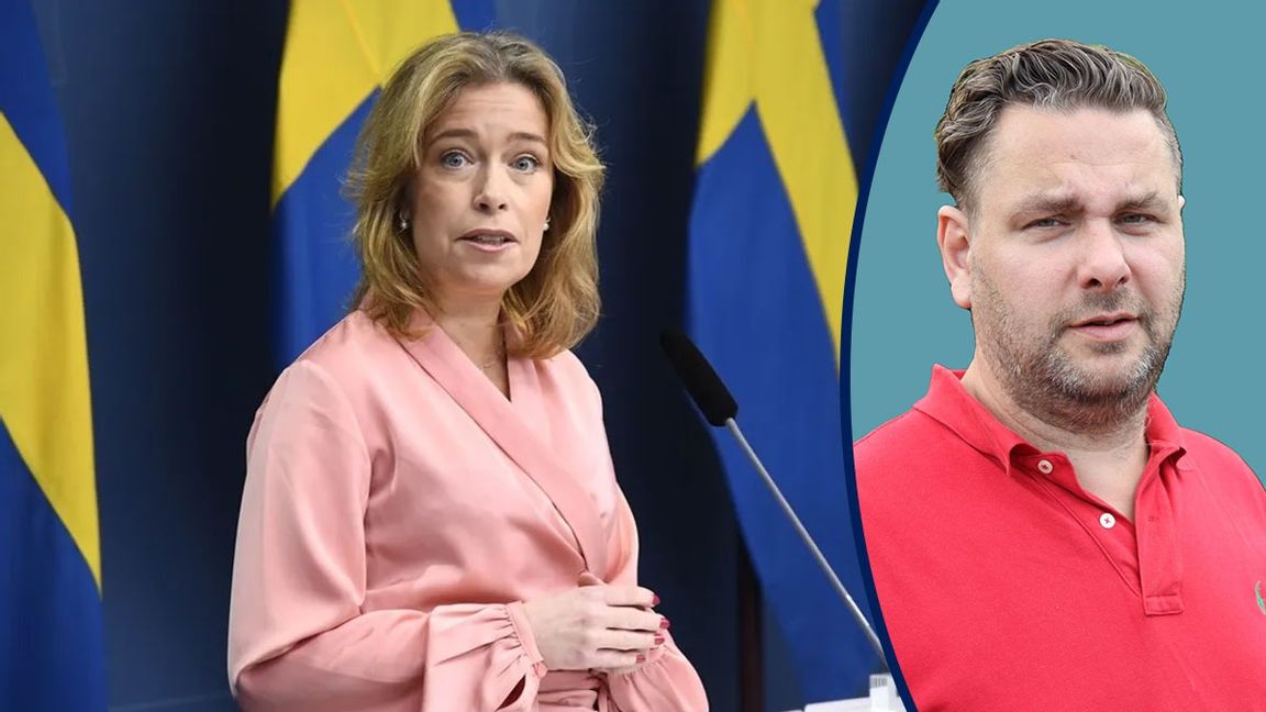 Annika Strandhäll har varit en av de främsta dyngspridarna i regeringen. Foto: Lars Schröder / TT