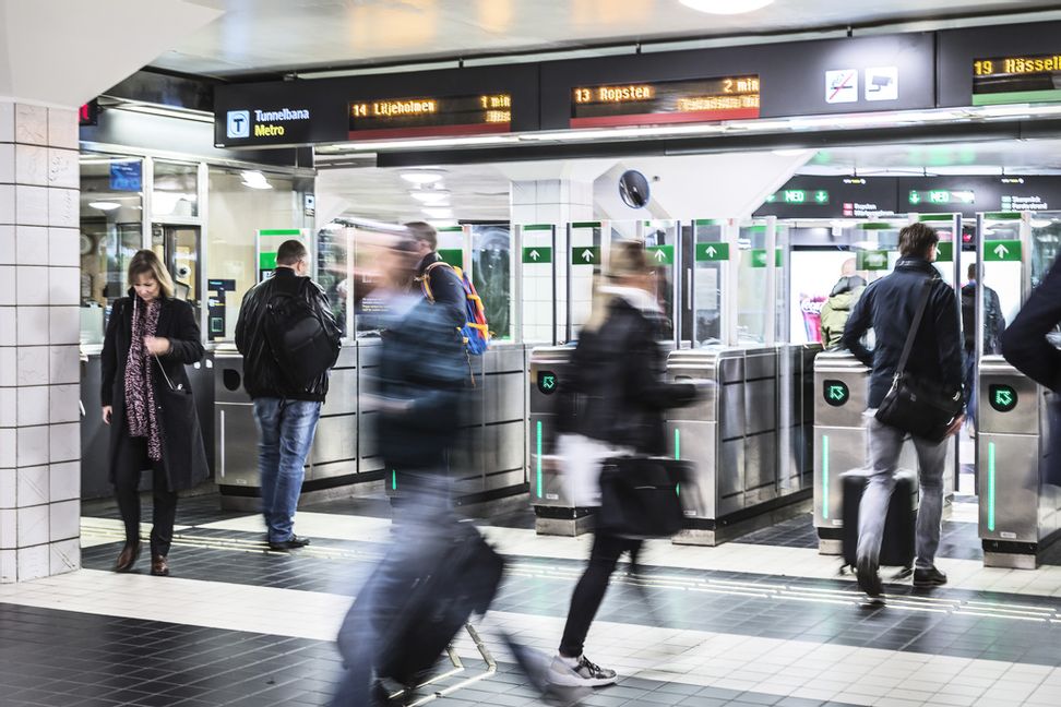 En av 16-åringarna greps på centralstationen i Stockholm, då han skulle ta tåget till Malmö. Arkivbild. Veronica Johansson/SvD/TT