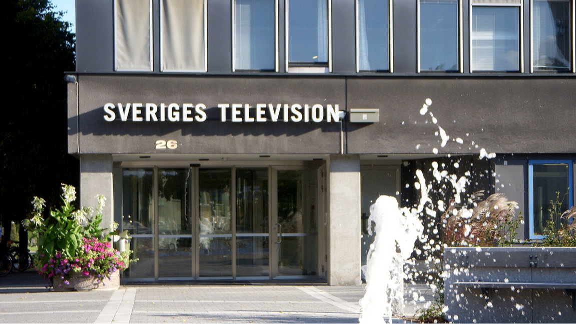 SVT-huset på Gärdet – propagandans inofficiella högkvarter, enligt skribenten. Foto: Holger.Ellgaard, CC BY-SA 3.0, via Wikimedia Commons