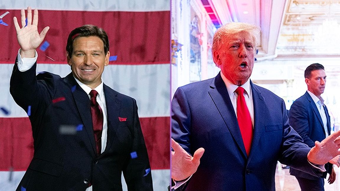 Republikanernas framtid DeSantis – och dess förflutna Trump? Foto: Rebecca Blackwell AP/TT / Andrew Harnik/AP/TT