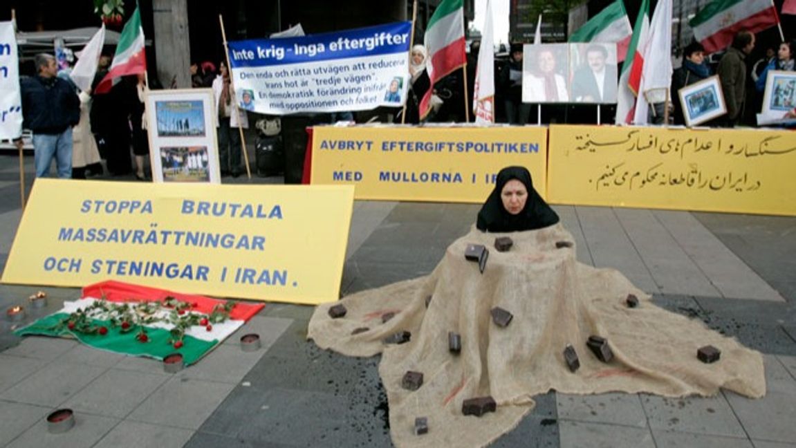 En manifestation på Sergels Torg 2007. Arkivbild. Foto; Bertil Ericson/TT.