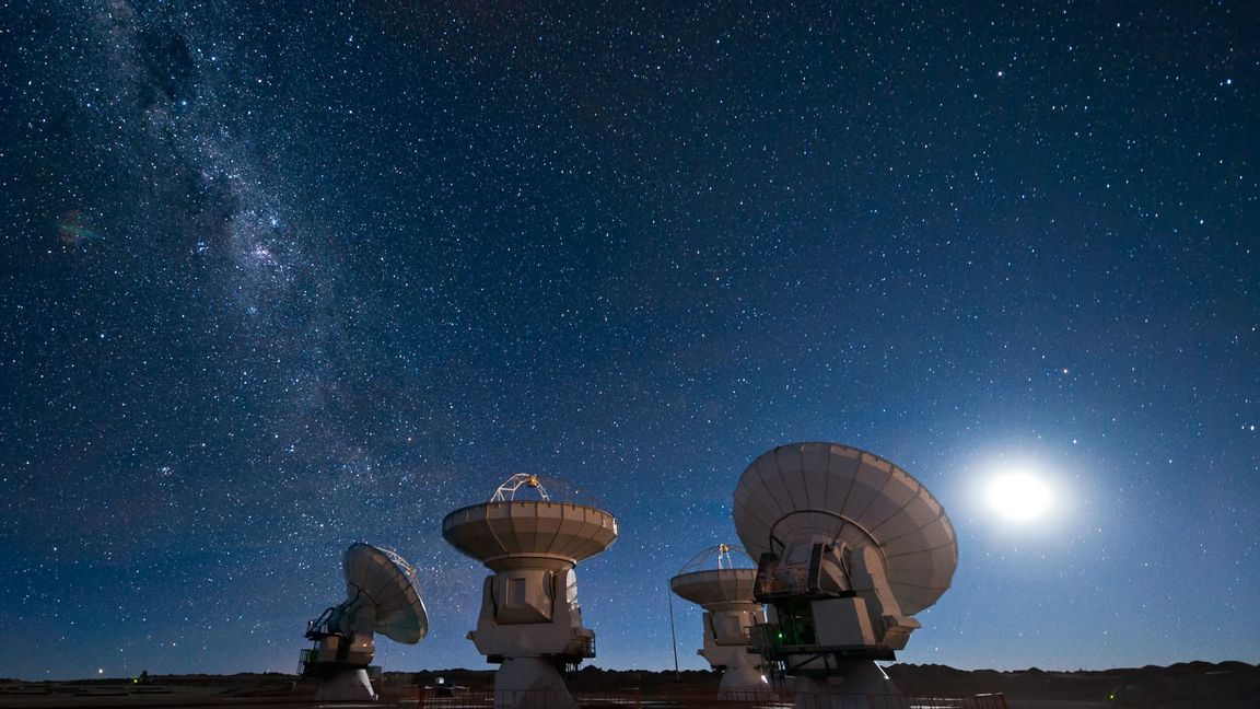 Nya teleskop ska studera livets uppkomst. Foto: ESO/José Francisco Salgado/TT. 