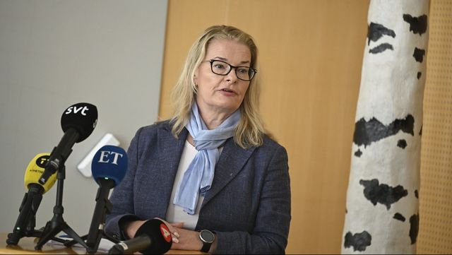 Skolminister Lotta Edholm (L) vill bland annat att lärare får utökade befogenheter då Sverige har den sämsta klassrumsdisciplinen i Europa, enligt statistik från OECD. Foto: PONTUS LUNDAHL/TT