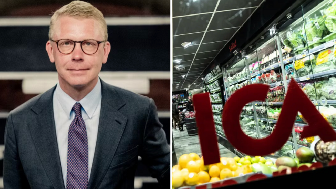 Kristoffer Tamsons (M) kräver att regionen ersätter Ica Storskogens förluster efter att de öppna spärrarna vid Näckrosens tunnelbanestation lett till en kraftig ökning av stölder. Moderaterna & Amir Nabizadeh/TT 