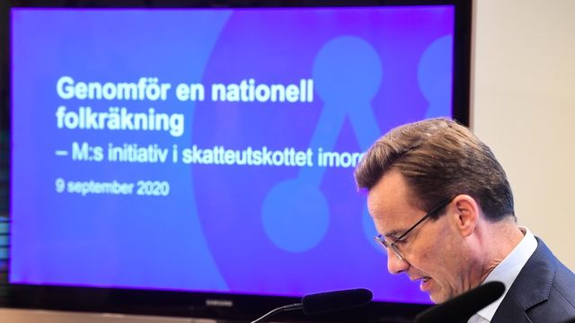 Den process som börjar med en folkräkning kommer förmodligen att sluta i biometrisk data för att få bidrag. Foto: Fredrik Sandberg/TT 