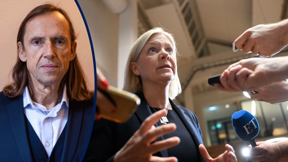 Det är obegripligt att Magdalena Andersson (S) inte fått tuffare frågor om Jamal El-Hajs påstådda kamp mot Hamas. Foto: Fredrik Sandberg/TT