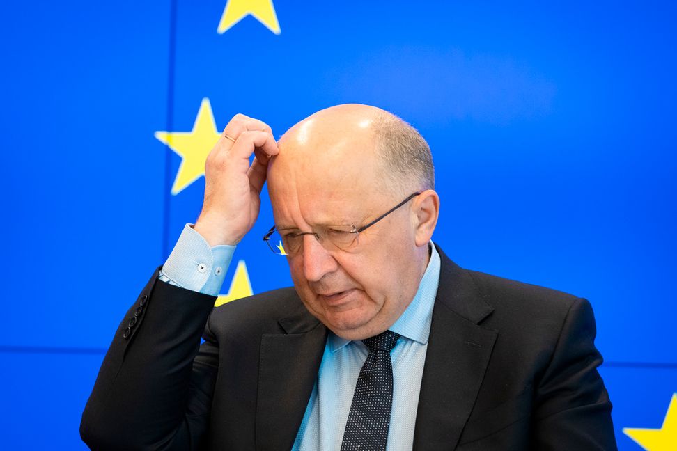 EU:s försvarskommissionär Andrius Kubilius. Arkivbild. Foto: Johan Carlberg/SvD/TT