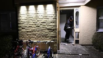 En explosion har inträffat i ett flerfamiljshus i Norrköping under natten. Foto: Johan Nilsson/TT