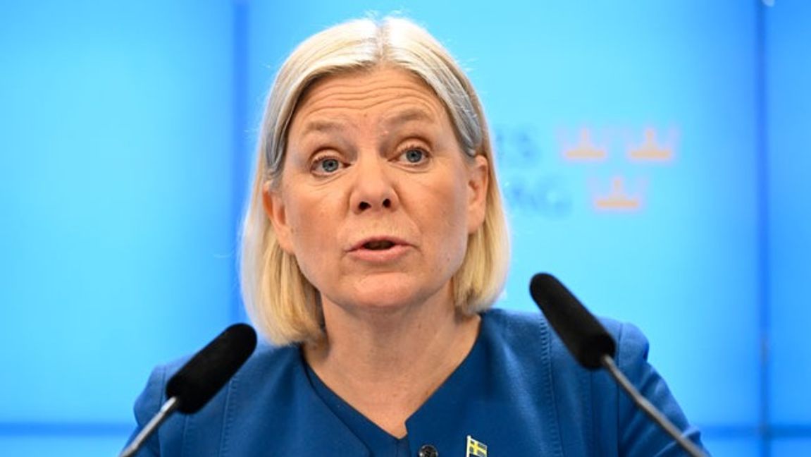 Magdalena Andersson. Foto: Jessica Gow/TT