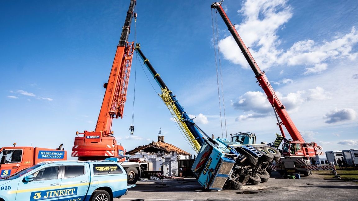 Lastbilar, truckar eller andra mobila maskiner, som hjullastare, var inblandade i närmare hälften av dödsolyckorna 2021. Arkivbild.. Foto: Johan Nilsson/TT