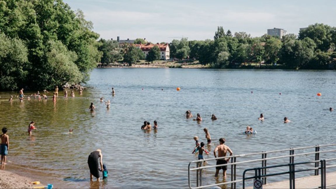 Sju fall av badsårsfeber har konstaterats i Stockholm. Genrebild. Foto: Lisa Arfwidson/SvD/TT. 