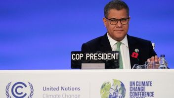 COP-mötets chef Alok Sharma. Foto: Alberto Pezzali/AP/TT