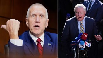 Thom Tillis och Lindsey Graham. Foto: Ben Curtis/Evan Vucci/AP/TT