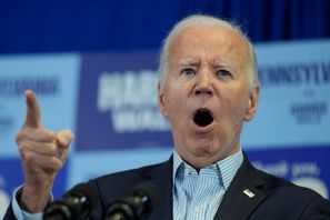 President Joe Biden pratar med fackmedlemmar i Scranton, Pennsylvania tidigare i november. Manuel Balce Ceneta/AP/TT