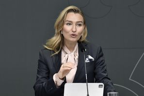 Energi- och näringsminister Ebba Busch (KD) bjuder in oppositionen till energisamtal. Axel Narving/TT