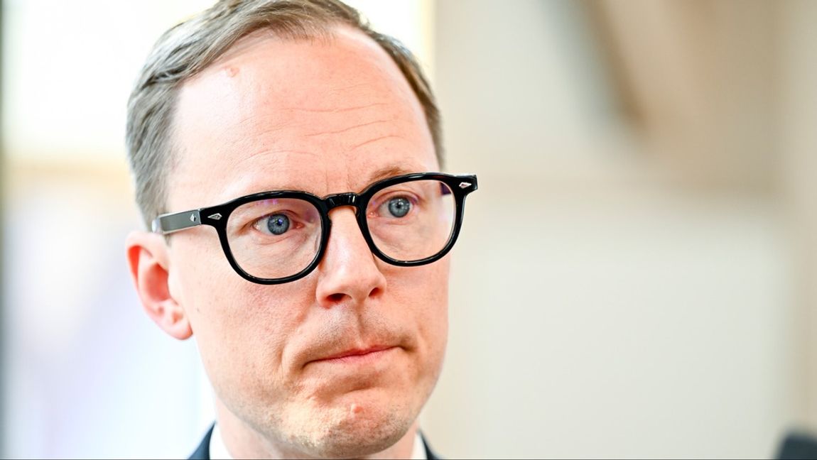 Utbildningsminister Mats Persson (L) KU-anmäls. Foto: Anders Wiklund/TT. 