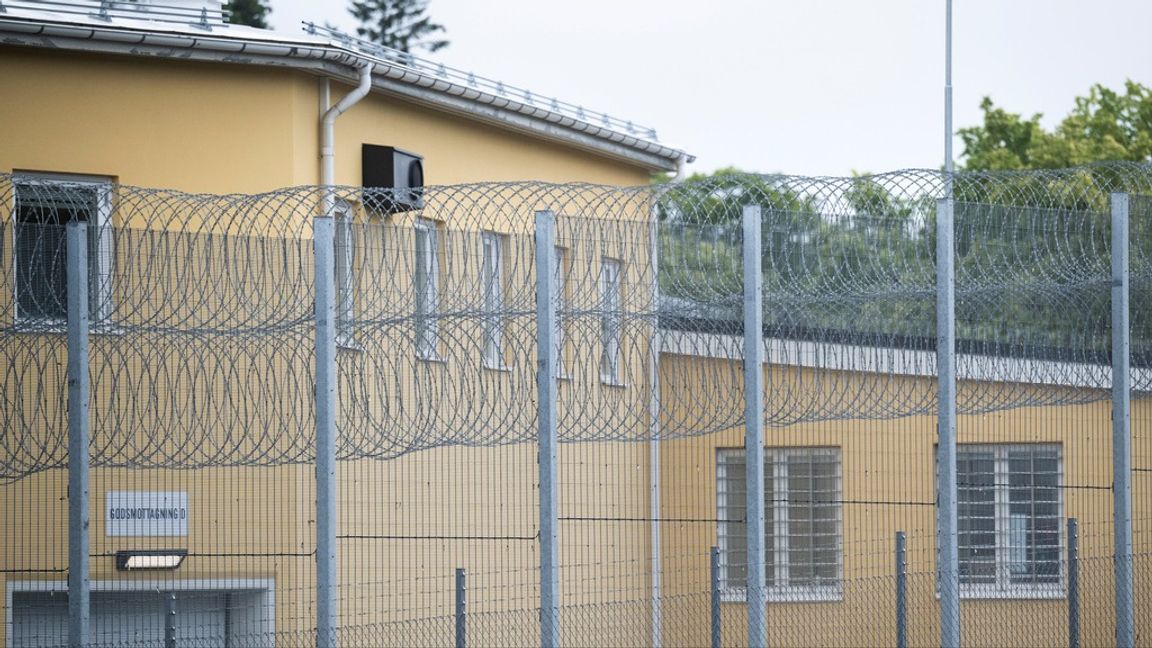 Anstalten Härnösand. Ett fängelse bakom murar och taggtråd i centrala Härnösand. Arkivbild. Foto: Fredrik Sandberg/TT