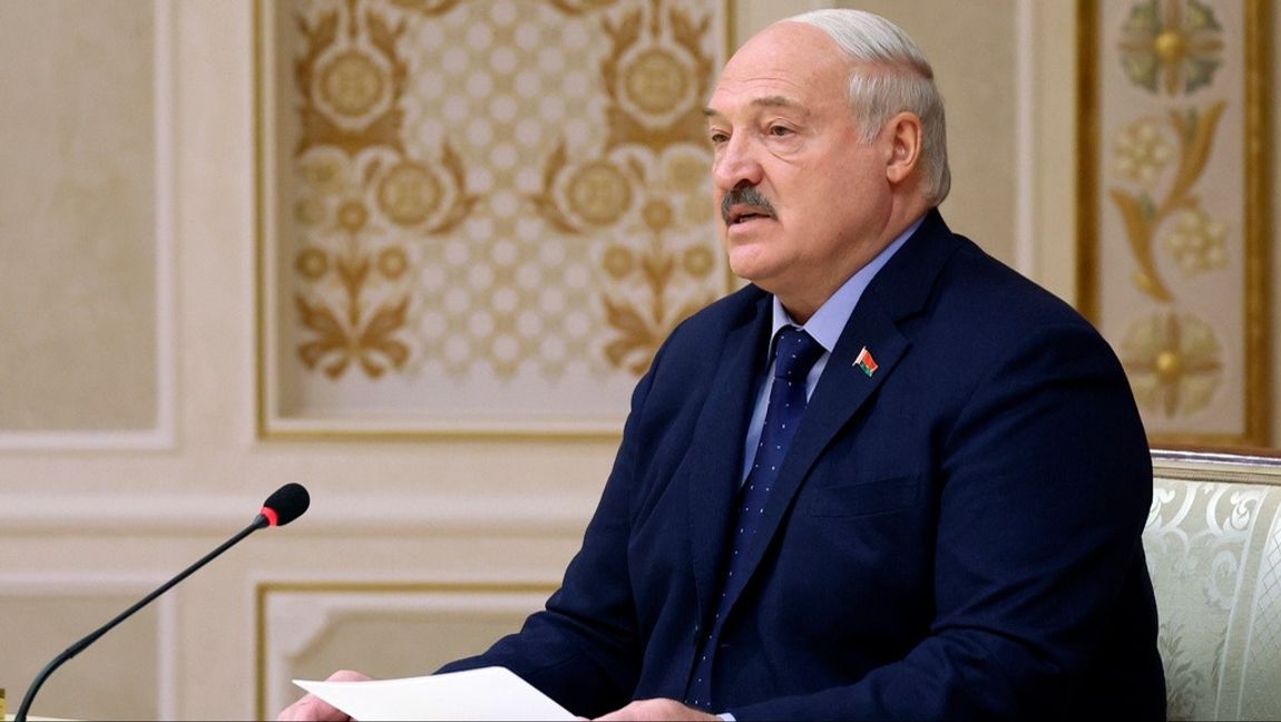 Belarus ledare Aleksandr Lukasjenko. Arkivbild. Foto: VALERY SHARIFULIN/AP/TT