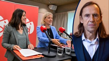 Teresa Carvalho (S) och Magdalena Andersson (S).  Foto: Ulf Palm/TT 