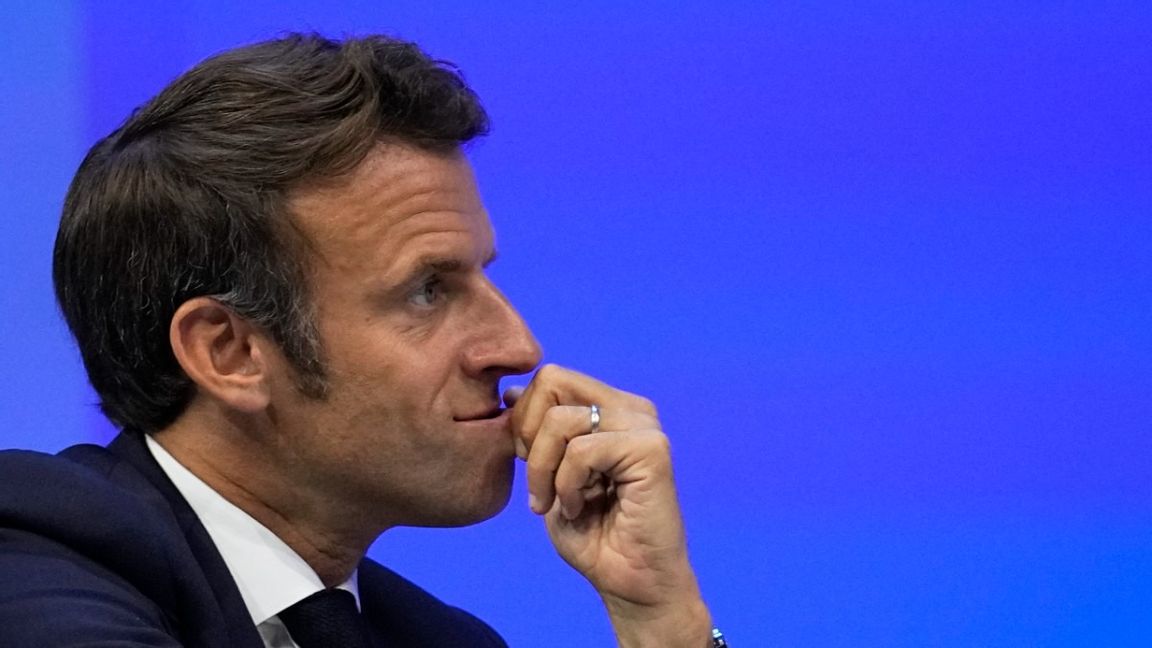 Frankrikes president Emmanuel Macron. Foto: Michel Euler TT/AP