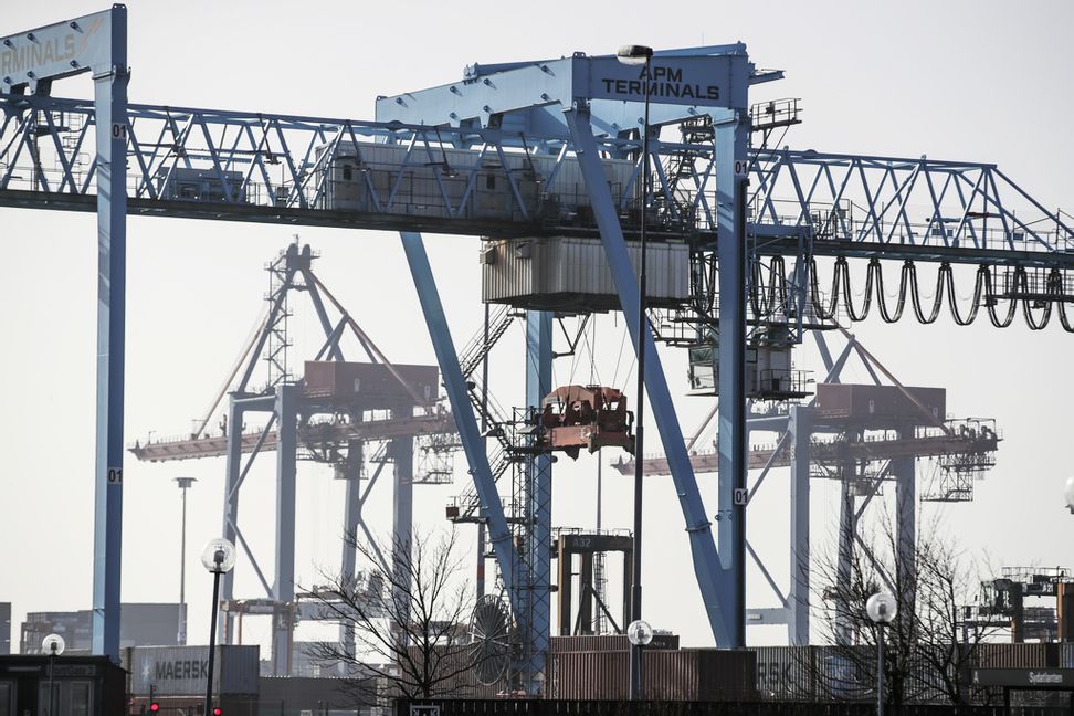 Hamnarbetarförbundet varslar om blockad av krigsmateriel till och från Israel. Arkivbild. Adam Ihse/TT