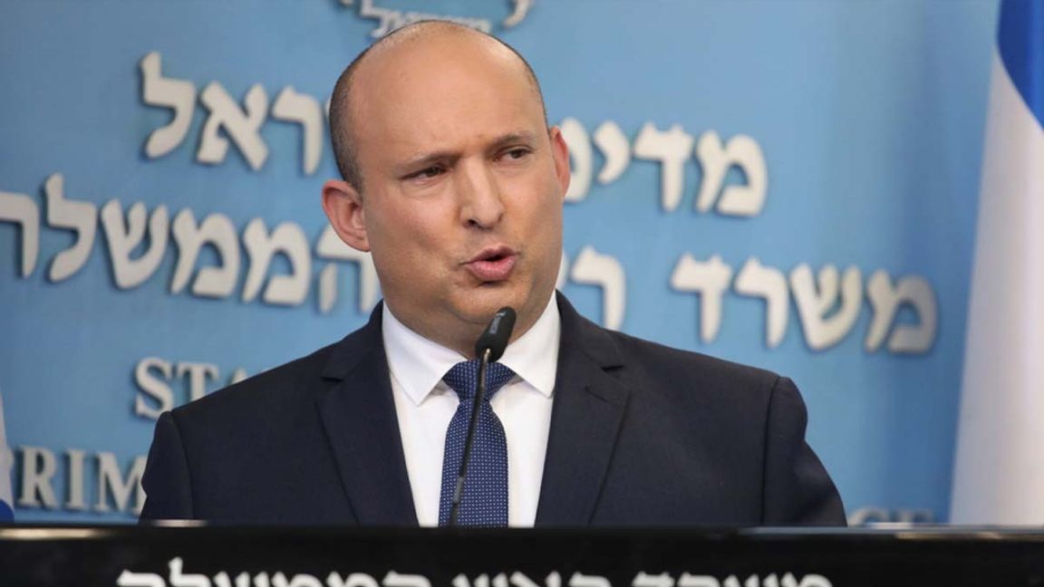 Israels premiärminister Naftali Bennett. Foto: Emil Salman/AP/TT