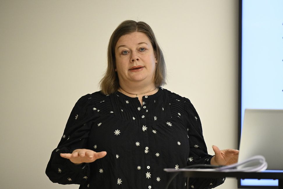 Kommunals ordförande Malin Ragnegård. Foto: Jessica Gow/TT