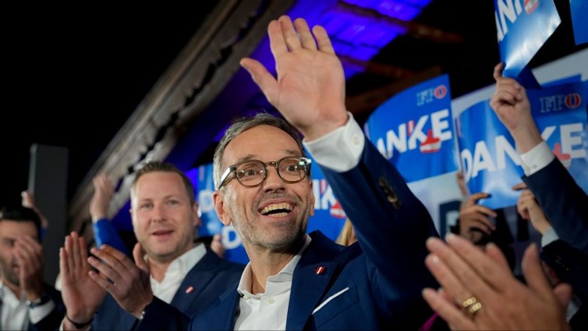 FPÖ:s partiledare Herbert Kickl. Foto: AP