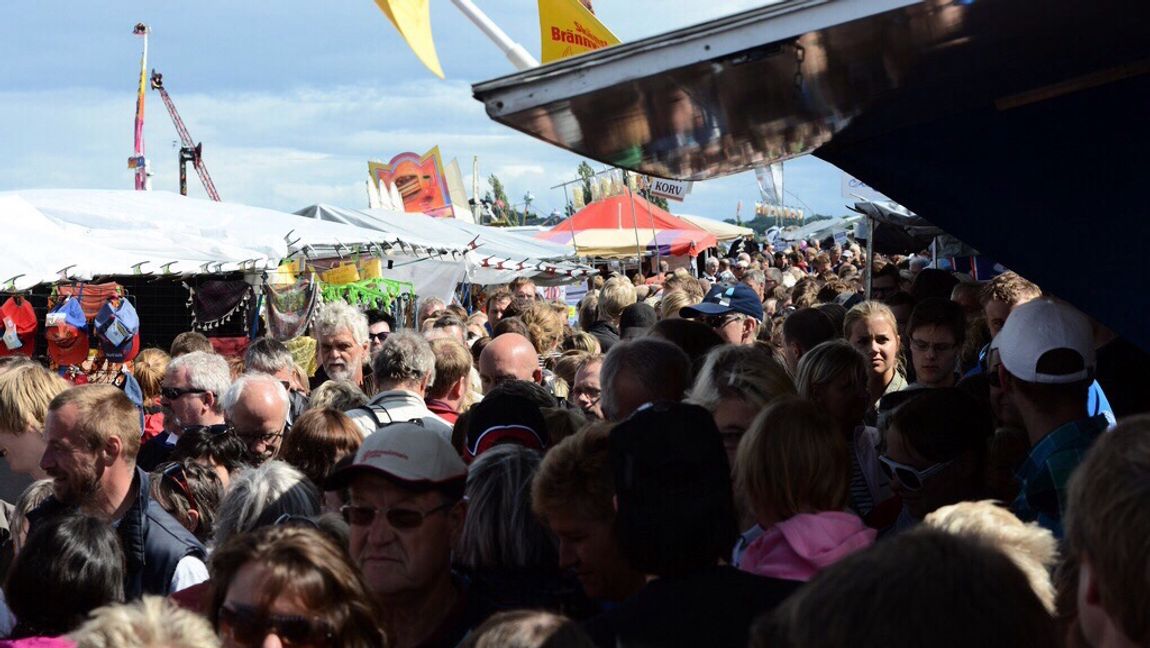 Det var ett stort bråk på Kiviks marknad under natten. Foto: Johan Nilsson/ TT