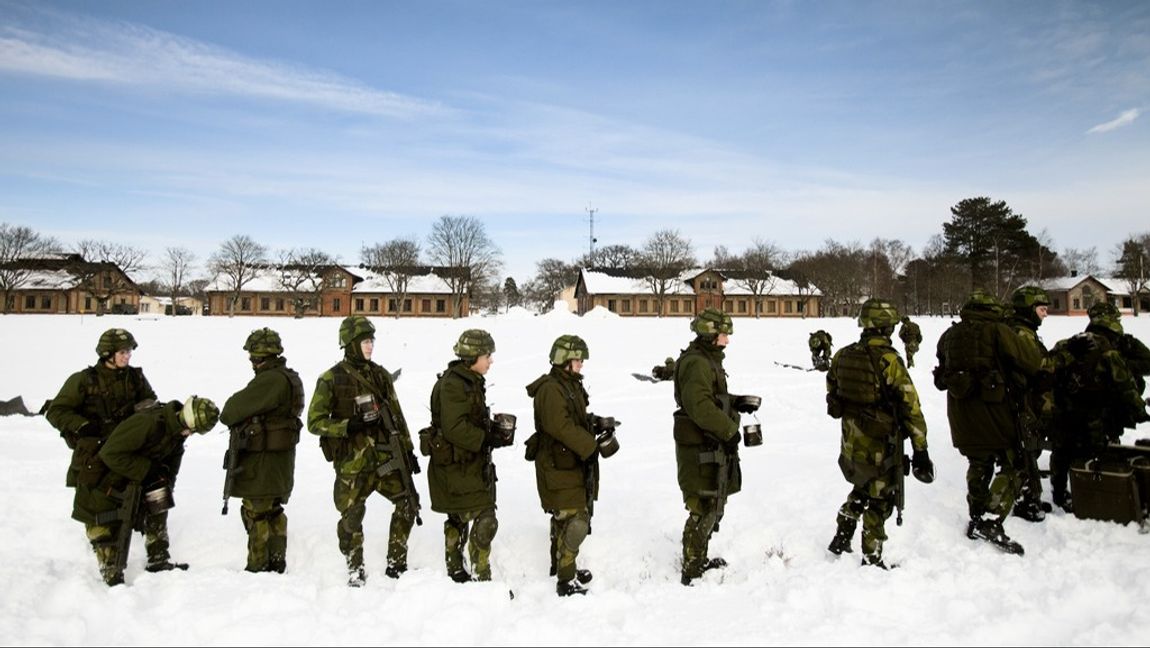 Järnbrist hos kvinnor fördubblas under militärtjänsten. Arkivbild. Foto: Ola Torkelsson/TT. 