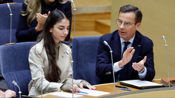 Romina Pourmokhtari (L) och Ulf Kristersson (M) kallas till utfrågningar i konstitutionsutskottet. Arkivbild. Foto: Christine Olsson/TT