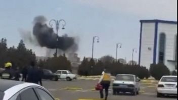 Drönarna slog ner i en flygplats och den andra nära en skola. Azerbajdzjan. Foto: Skärmdump/X