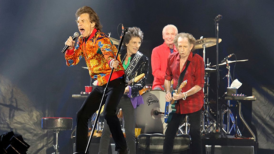 Start it up. Mick Jagger, Ronnie Wood, Charlie Watts och Keith Richards är redo att ge sig ut på turné igen. Den 26 september inleds deras uppskjutna USA-turné. Arkivbild. Foto: Greg Allen/Invision/AP/TT