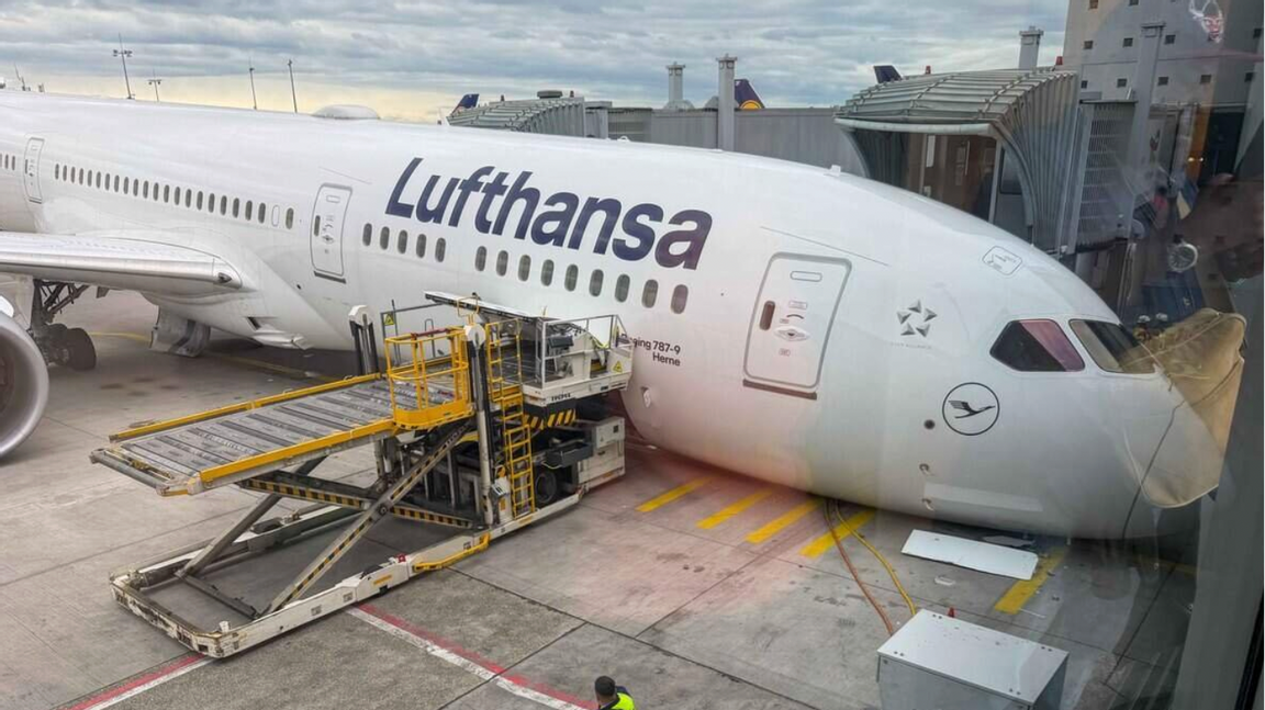 Flygplanet kraschade – på marken