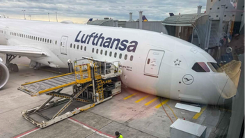 Flygplanet kraschade – på marken
