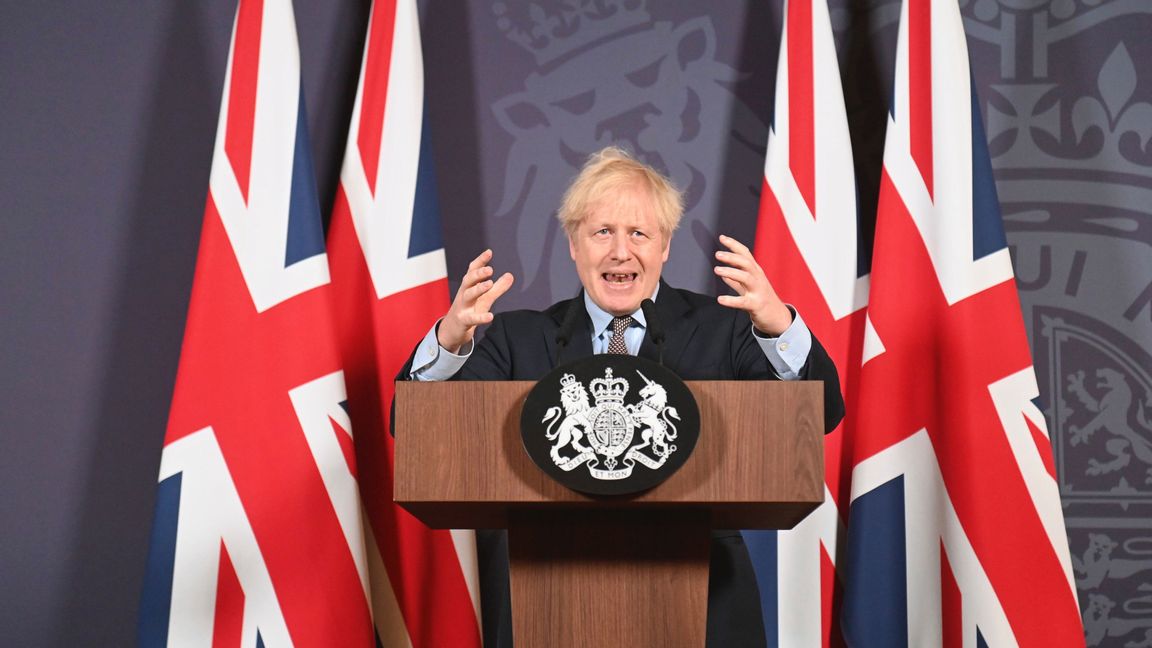 Brittiske premiärministern Boris Johnson. Foto: Paul Grover, AP/TT.