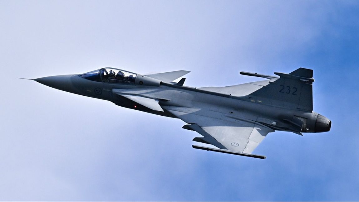 Jas 39 Gripen. Arkivbild. Foto: JONAS EKSTRÖMER/TT