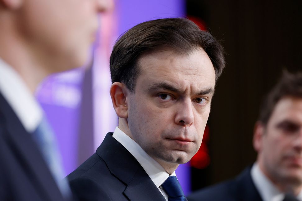 Polens finansminister Andrzej Domanski vid ett EU-möte i Bryssel i januari. Arkivfoto. Foto: Omar Havana/AP/TT