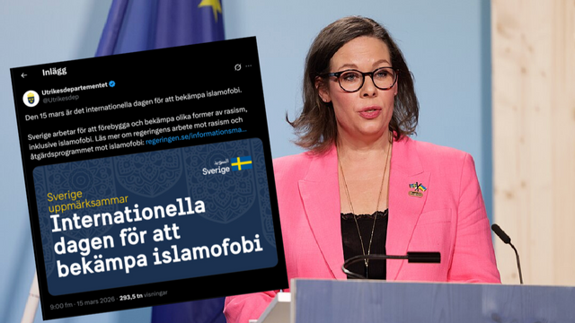 Utrikesminister Maria Malmer Stenergard (M). Hennes departement uppmärksammade islamofobidagen – och drog på sig skarp kritik. Foto: EU via Wikimedia Commons