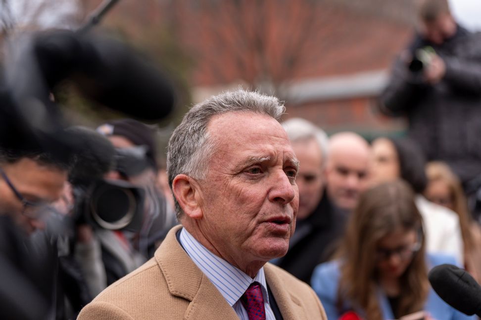 President Donald Trumps sändebud, affärsmannen Steve Witkoff, fotograferad utanför Vita huset förra veckan. Alex Brandon/AP/TT