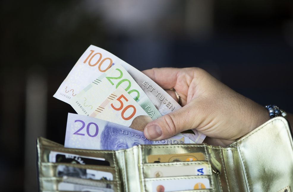 En man som greps i Uppsala hade 44|600 kronor i kalsongerna. Arkivbild. Foto: Fredrik Sandberg/TT