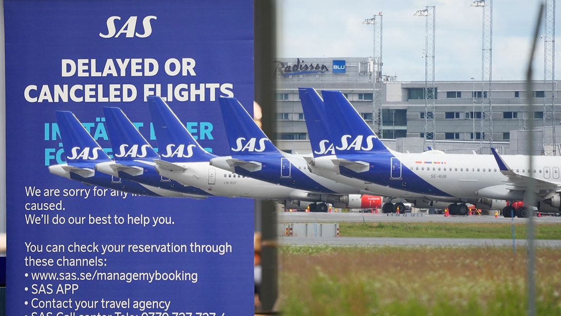 SAS-strejken över efter 14 dagar. Foto: Ali Lorestani/TT och Beate Oma Dahle/NTB/TT