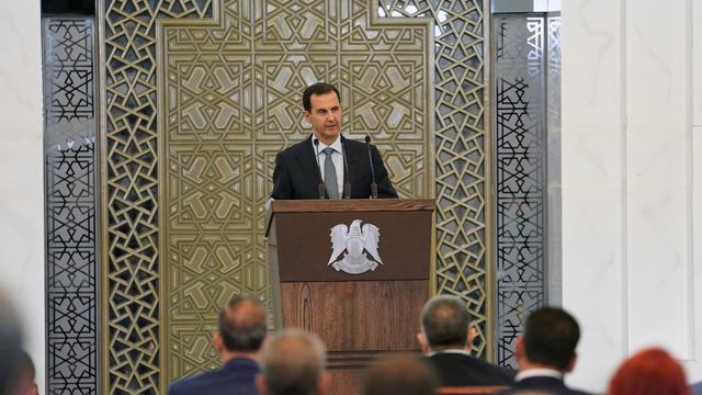 Syriens president Bashar al-Assad. Arkivbild. Foto: SANA via AP/TT.