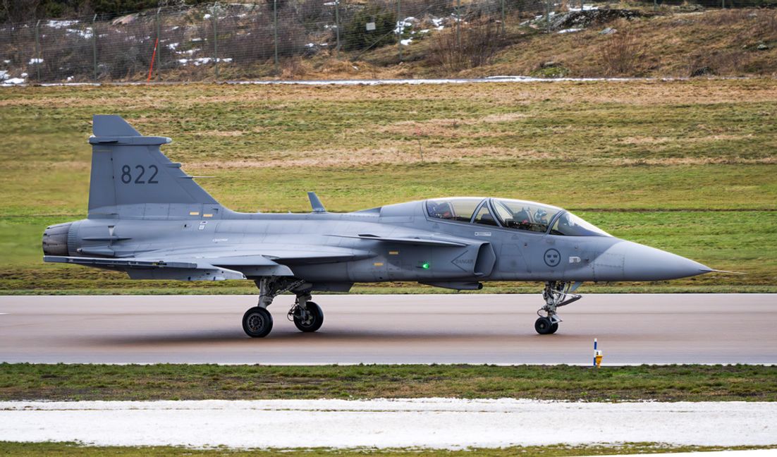 Colombia vill köpa Jas Gripen. Arkivbild. Foto: Jonas Ekströmer/TT