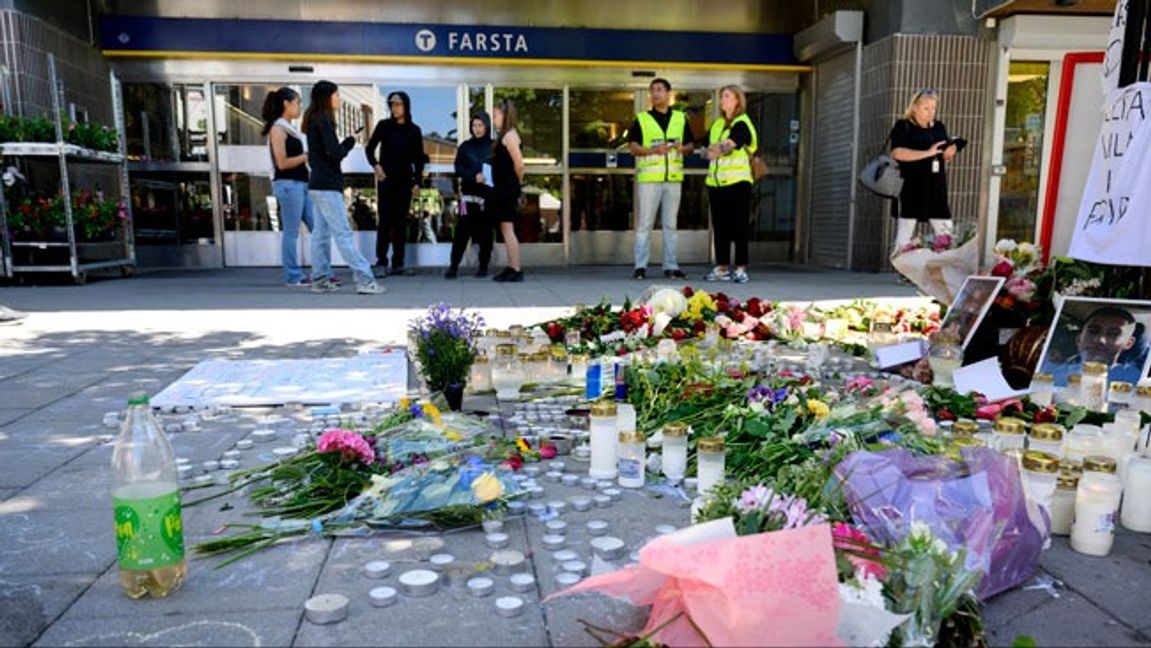 Den 10 juni 2023 dödades en 15-åring och en 43-åring. Nu döms två av de misstänkta till livstids fängelse. Arkivbild. Foto: Jessica Gow/TT.