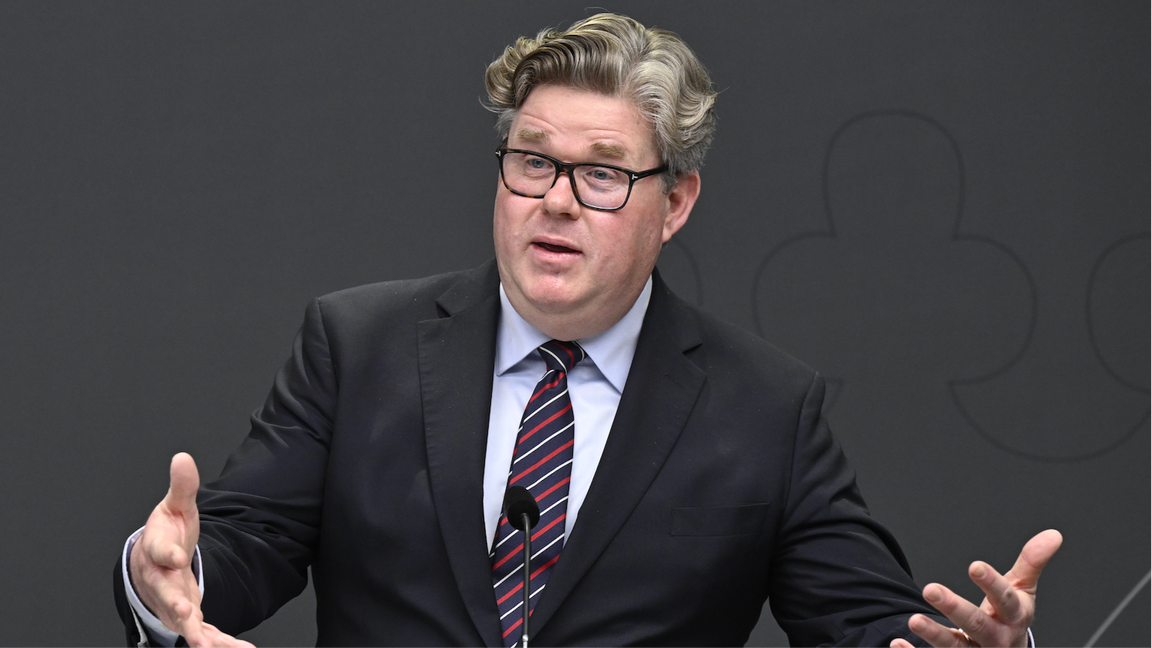 Justitieminister Gunnar Strömmer (M). Foto: Jessica Gow/TT