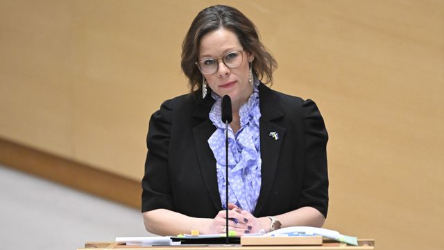Maria Malmer Stenergard (M) vill titta på möjligheten för återvändandehubbar. Foto: Jessica Gow/TT