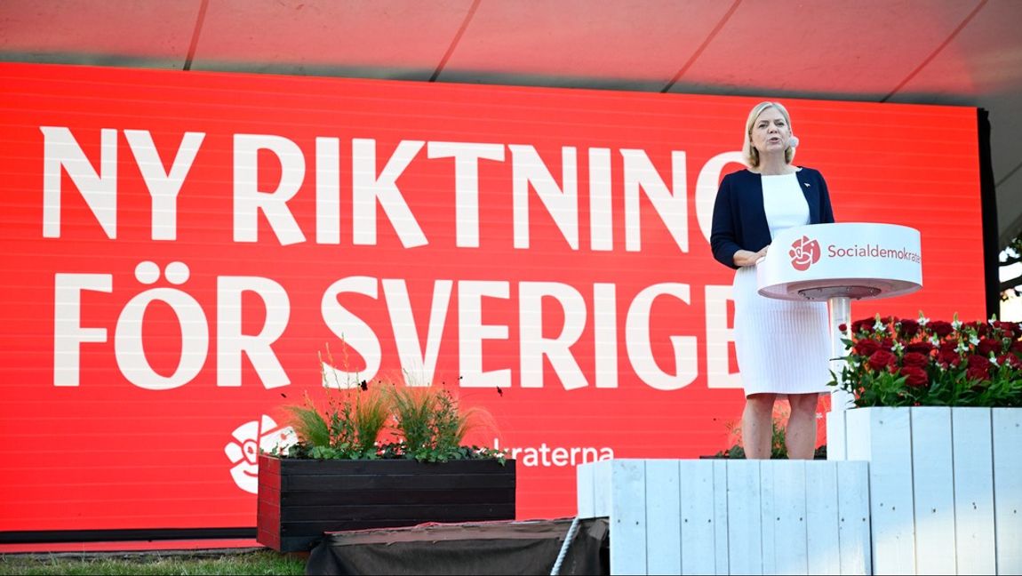 Som en del av Ny riktning för Sverige är Magdalena Andersson öppen för att diskutera förkortad arbetstid. Foto: Christine Olsson/TT