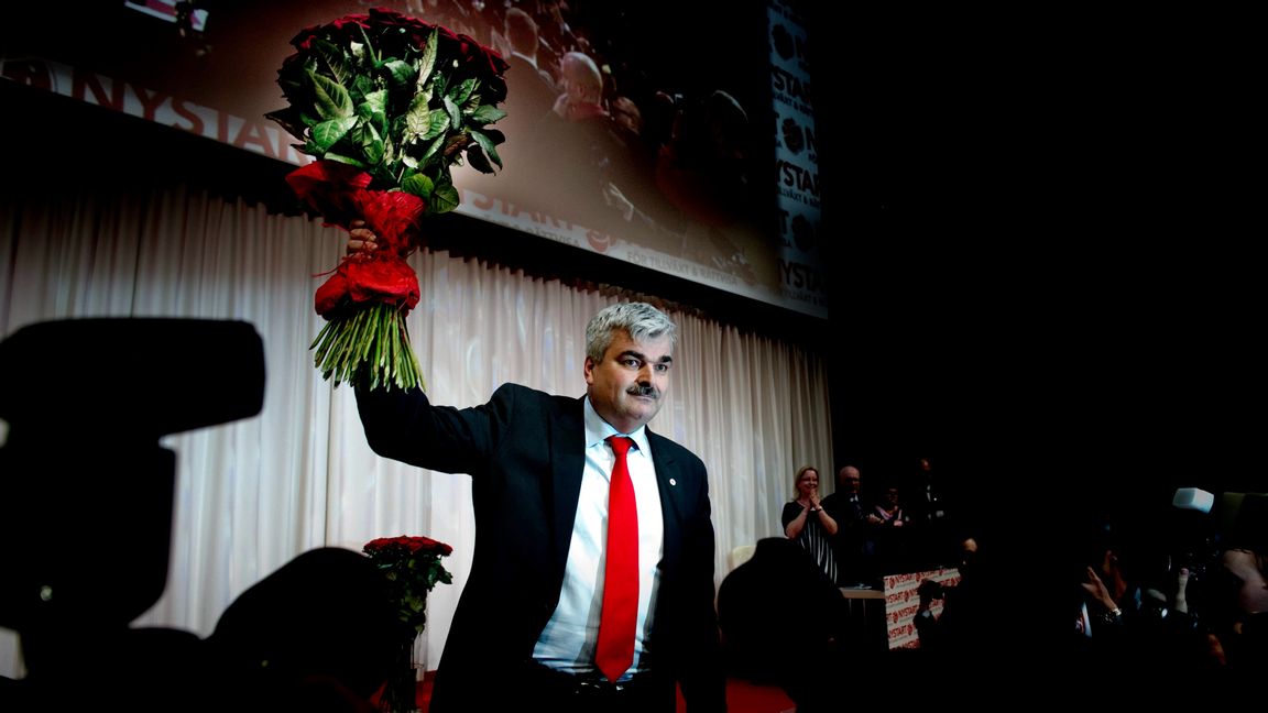 Den nyvalde Håkan Juholt (S), för ett decennium sedan, i mars 2011. Foto: Pontus Lundahl, TT.